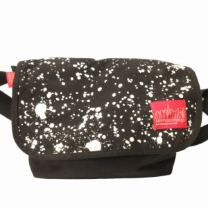 【中古】マンハッタンポーテージ Manhattan Portage ショルダーバッグ 斜め掛けバッグ 肩掛けバッグ 黒 白 IBO48