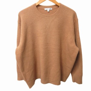 【中古】ユニクロ UNIQLO JW アンダーソン コラボ ニット セーター ストレッチ有 長袖 茶 ブラウン XLサイズ ■GY31