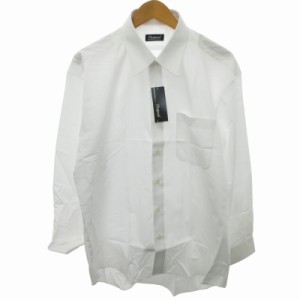 【中古】未使用品 Cariyard タグ付き ワイシャツ ドレスシャツ ポケットシャツ 長袖 白 ホワイト 約L-XLサイズ ■GY31