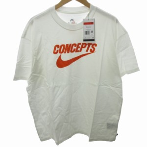 【中古】未使用品 ナイキ エスビー NIKE SB タグ付き Concepts T-shirt プリントTシャツ カットソー 半袖 白 L