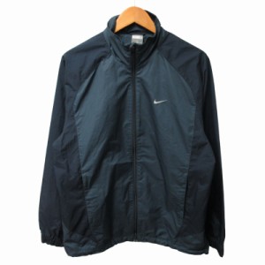 【中古】ナイキ NIKE ジップアップジャケット ブルゾン ロゴ刺? グレー系 Sサイズ 0329 ■GY31 メンズ