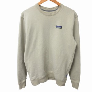 【中古】パタゴニア Patagonia トレーナー スウェット ストレッチ有 39543FA20 長袖 ベージュ Sサイズ 0329 メンズ