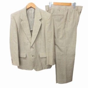 【中古】DORMEUIL ドーメル スーツ セットアップ  2B ベージュ系 約M〜Lサイズ 0416 IBO50 メンズ