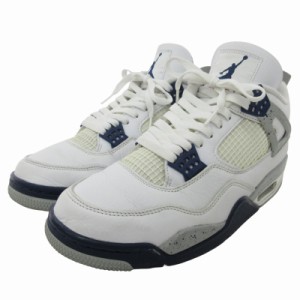 【中古】NIKE DH6927-140 Air Jordan 4 Midnight Navy エア ジョーダン フォー ミッドナイト ネイビー スニーカー 28.5