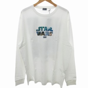 【中古】未使用品 キス KITH×STAR WARS スターウォーズ タグ付 HIGH LIGHT ハイライト Tシャツ 長袖 白 ホワイト XL