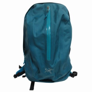 【中古】アークテリクス ARC'TERYX astri19 リュックサック デイパック バックパック ロゴプリント 14467 水色 STK