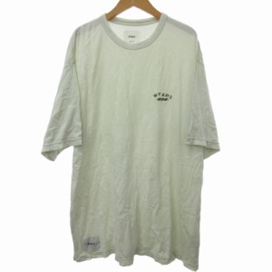 【中古】ダブルタップス WTAPS Tシャツ カットソー 刺繍 ワンポイントロゴ 半袖 白 ホワイト X 03 約L 212ATDT-CSM03
