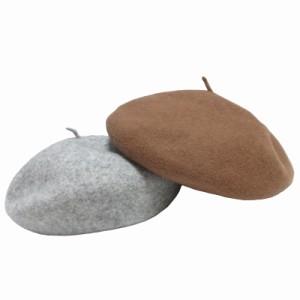 【中古】ユナイテッドアローズ UNITED ARROWS 美品 近年 ベレー帽 2点セット ハンチング帽 帽子 茶 グレー 57.5?p F