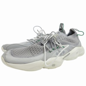 【中古】リーボック Reebok DMX FUSION スニーカー シューズ グレー 緑 グリーン 28.0cm 0519 IBO52 メンズ