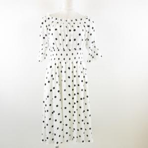 白黒 ドット ワンピースの通販 Au Pay マーケット
