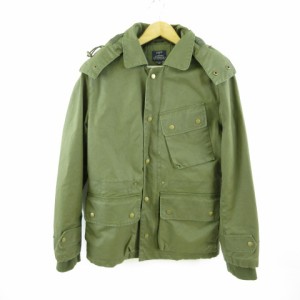 【中古】ジェイクルー J.CREW ミリタリージャケット ブルゾン 長袖 カーキ 緑 S *T42 メンズ