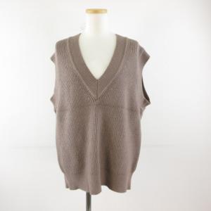ZARA ザラ　構造ニットベストセーター　S ZARA ザラ 構造ニットベスト セーター - メルカリ