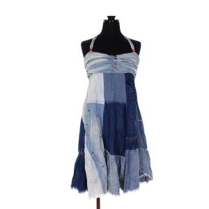 パッチ ワーク デニム ワンピースの通販 Au Pay マーケット