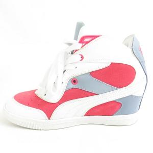 中古 プーマ Puma インヒール スニーカー 23 5 スエード ピンク ホワイト 2sa0850 レディースの通販はau Pay マーケット ブランド古着のベクトル 商品ロットナンバー