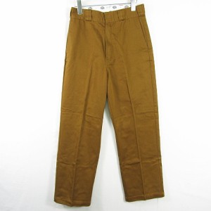 【中古】ディッキーズ Dickies スピック&スパン Spick&Span ストレート パンツ 綿 38 ブラウン kz5541 レディース