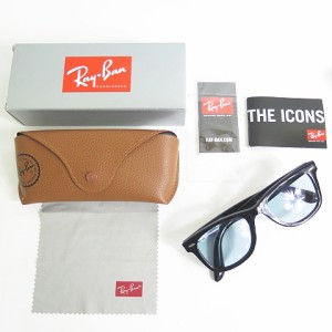 【中古】レイバン RAY BAN 0RB2140F サングラス ORIGINAL WAYFARER CLASSIC BLACK/BLUEGREY ☆AA★ 2sa5378 メンズ