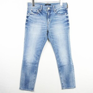 【中古】23区 オンワード樫山 denim デニム パンツ ジーンズ ストレッチ 38 ライトブルー kz7589 レディース