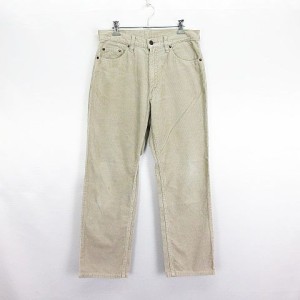 【中古】リーバイス Levi's 515-15 パンツ ボトムス ストレート コーデュロイ 31 ベージュ ※EKM メンズ