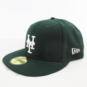 【中古】ニューエラ NEW ERA キャップ 帽子 ニューヨーク ヤンキース  8 63.5ｃｍ 緑 グリーン メンズ