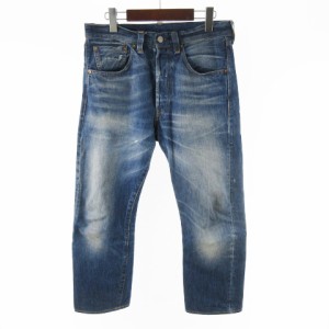 【中古】リーバイス Levi's 501xx 復刻 ビッグE デニムパンツ ジーンズ Gパン USED加工 W30 L32 赤耳 トルコ製 47501-0150 メンズ