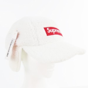 【中古】未使用品 シュプリーム SUPREME 20AW Deep Pile Earflap Camp Cap フリースキャップ ボックスロゴ BOX LOGO 