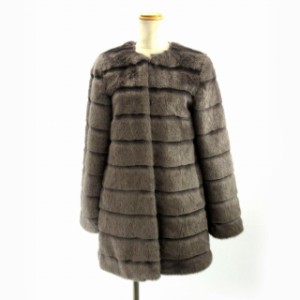 良品】DIANEvonFURSTENBERG ロングコート ブラック 2 M+ormondecollege.ie