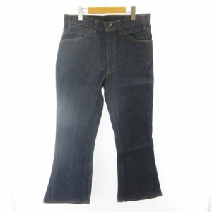 【中古】未使用品 リーバイス Levi's 646 80年製 刻印8 デニム フラッシャー付き デッドストック ベルボトム フレア W33 L29 STK