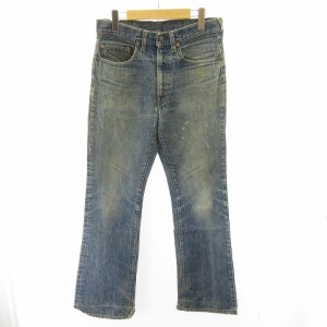 【中古】リーバイス Levi's 517 66後期 デニム ヴィンテージ 77年 26刻印 フレア 42TALON インディゴ W32 L33 STK