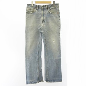 【中古】リーバイス Levi's 517 70's デニム 刻印6 ビッグE フレア ブーツカット インディゴ 実寸W31/30 STK メンズ