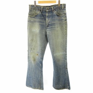 【中古】リーバイス Levi's 646 BIGE 刻印23 ビッグE デニム フレア ベルボトム ライトブルー 実寸W34 L31 STK メンズ