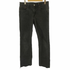 【中古】リーバイス Levi's 90s ヴィンテージ 505 デニム ジーンズ カットオフ ブラック 黒 Mサイズ