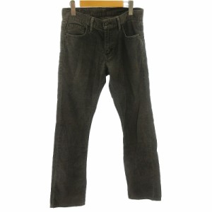 【中古】リーバイス Levi's 514 コーデュロイパンツ テーパードパンツ コーズ グレー 灰色 W30 L32 約M ■GY09 メンズ