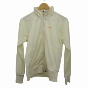 【中古】ナイキ NIKE 美品 DRY-FIT メッシュ トラックジャケット ブルゾン S 黄 イエロー ■GY09 メンズ