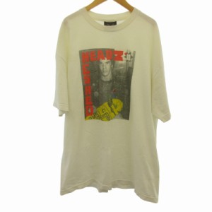 【中古】STAPLE ステイプル フォトTシャツ バンドT カットソー 白 ホワイト XL メンズ