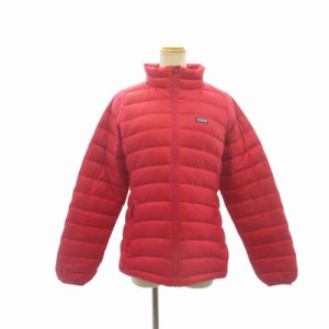 【中古】パタゴニア Patagonia ダウンジャケット ブルゾン68231FA13 赤 レッド XXL ■GY09 レディース