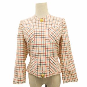 イヴサンローラン レディース セレモニースーツ ノーカラー ペイズリー  