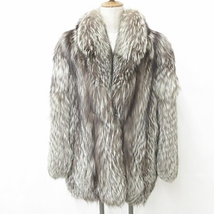 【未使用に近い 極美品】EMBA リアルファー 毛皮 ライナー トレンチコート ロングコート 【有名人芸能人】