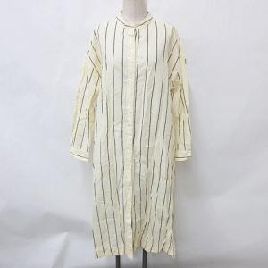 美品♢ スターフロッキーシャツワンピース ロング Aライン ベルト 38 美品♢ スターフロッキーシャツワンピース ロング Aライン