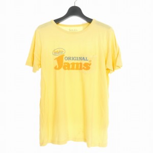 【中古】サーフライン ハワイ Surf Line Hawaii オリジナルジャムズ ORIGINAL JAMS Tシャツ ロゴ プリント イエロー S