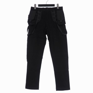 【中古】未使用品 スタンプド STAMPD 19SS Utility Pant ストラップ カーゴパンツ ポーチ付き 30 ブラック 黒