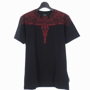 【中古】未使用品 マルセロバーロン マルセロブロン MARCELO BURLON RED WINGS レッド ウィングス プリント Tシャツ 