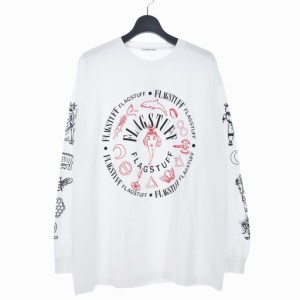 【中古】未使用品 フラグスタフ FLAGSTUFF beginning of life tee  ロングスリーブTシャツ カットソー 長袖 XL 