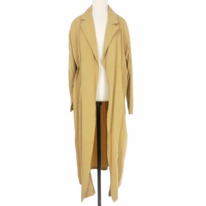 【中古】ミュラー オブ ヨシオクボ muller of yoshiokubo Dessert coat ビッグシルエット ガウンコート  36 ベージュ