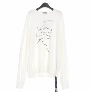 【中古】未使用品 アンドゥムルメステール 22SS MAARTEN STANDARD SWEATER クルーネックスウェット M ホワイト 白