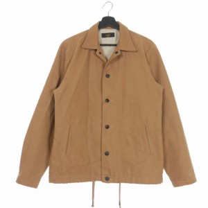 【中古】ホーセンブース HOORSENBUHS FIELD CANVAS JACKET コーチジャケット M ベージュ 9920400125 メンズ