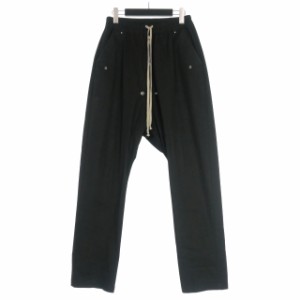 【中古】リックオウエンス Rick Owens 21SS PHLEGETHON BELA TROUSERS トラウザーズ パンツ 46 黒 ブラック