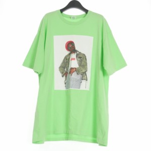 【中古】シュプリーム SUPREME 22AW Andre 3000 TEE プリント Tシャツ カットソー 半袖 XL 緑 グリーン メンズ