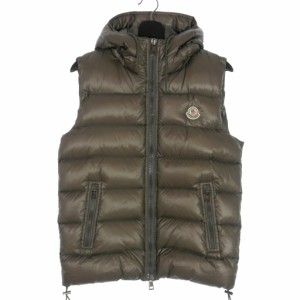 【中古】モンクレール MONCLER BARTHOLOME GILET バルトロメ ダウンベスト 1  グレー系 220914336305 国内正規 メンズ