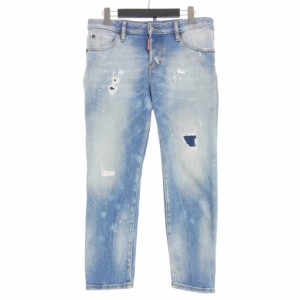 【中古】ディースクエアード DSQUARED2 20SS Jeans Cool Girl Regular Fit ダメージ加工 デニムパンツ ジーンズ 38