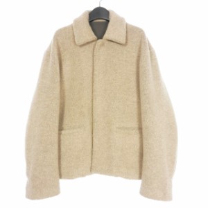 【中古】ウル URU 19AW ウールボアブルゾン ジャケット 1 ベージュ 19FUJ02 メンズ